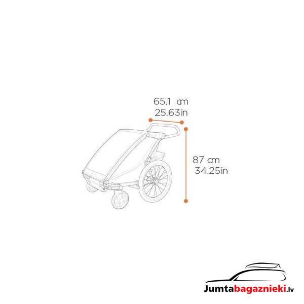 Thule Chariot Cross 2 - Single Thule Chariot Cross 2 - Single