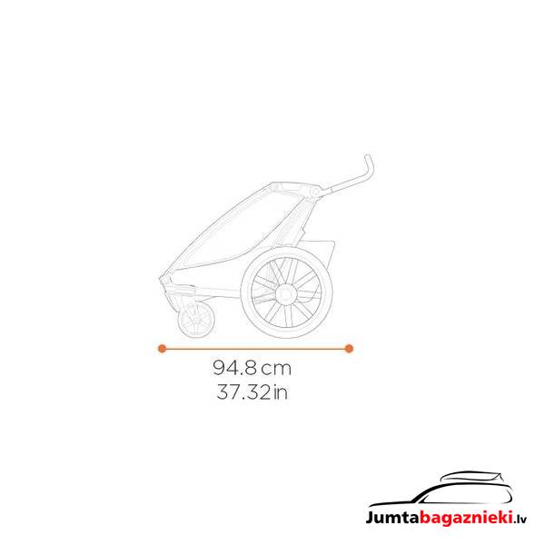 Thule Chariot Cross 2 - Single Thule Chariot Cross 2 - Single