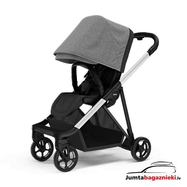 Thule Shine Grey Melange on Aluminum