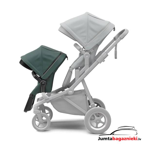 Sleek Sibling Seat Mallard Green on Black Sleek Sibling Seat Mallard Green on Black