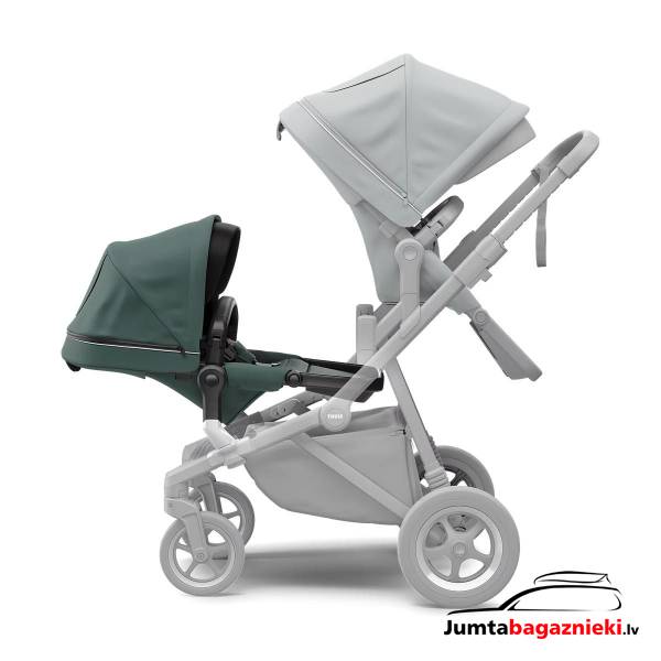 Sleek Sibling Seat Mallard Green on Black Sleek Sibling Seat Mallard Green on Black