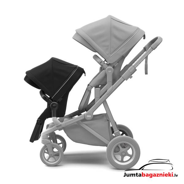 Sleek Sibling Seat Midnight Black on Black Sleek Sibling Seat Midnight Black on Black