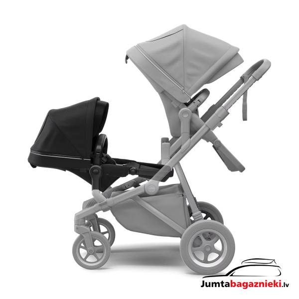 Sleek Sibling Seat Midnight Black on Black Sleek Sibling Seat Midnight Black on Black